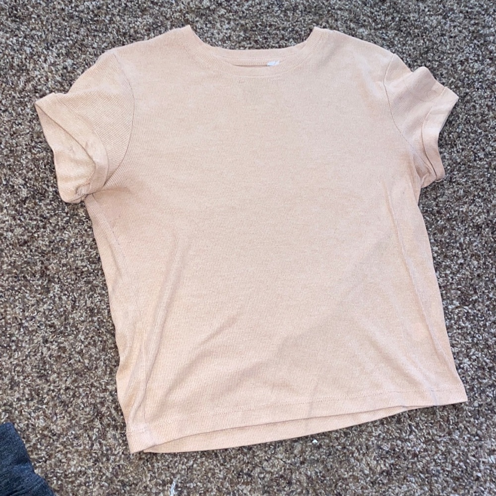 Tan baby tee
